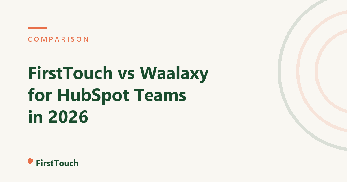 FirstTouch vs Waalaxy blog cover