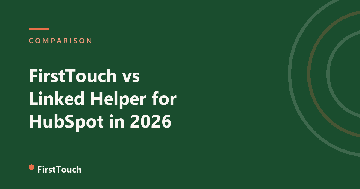 FirstTouch vs Linked Helper blog cover