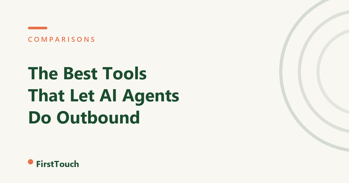 The Best Tools That Let AI Agents Do Outbound in 2026 blog cover
