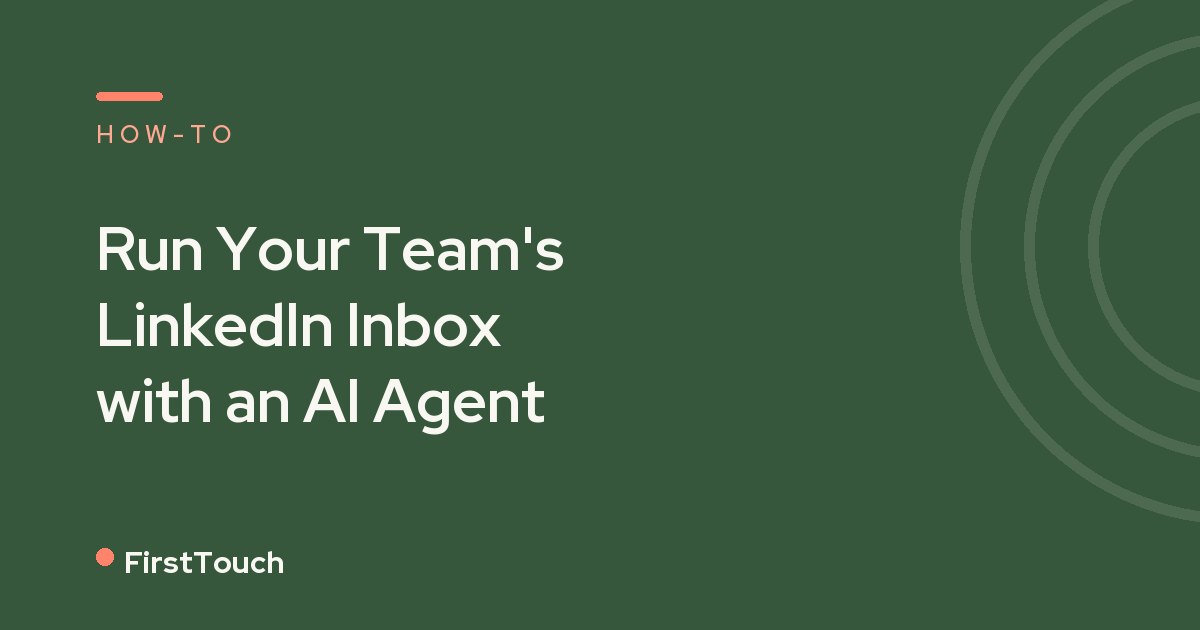How to Manage a Team LinkedIn Inbox with an AI Agent (2026) blog cover