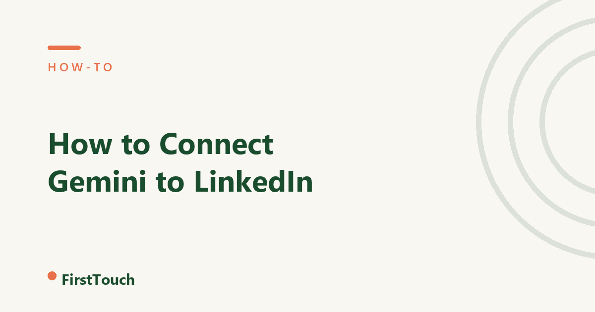 How to Connect Gemini to LinkedIn (2026) blog cover
