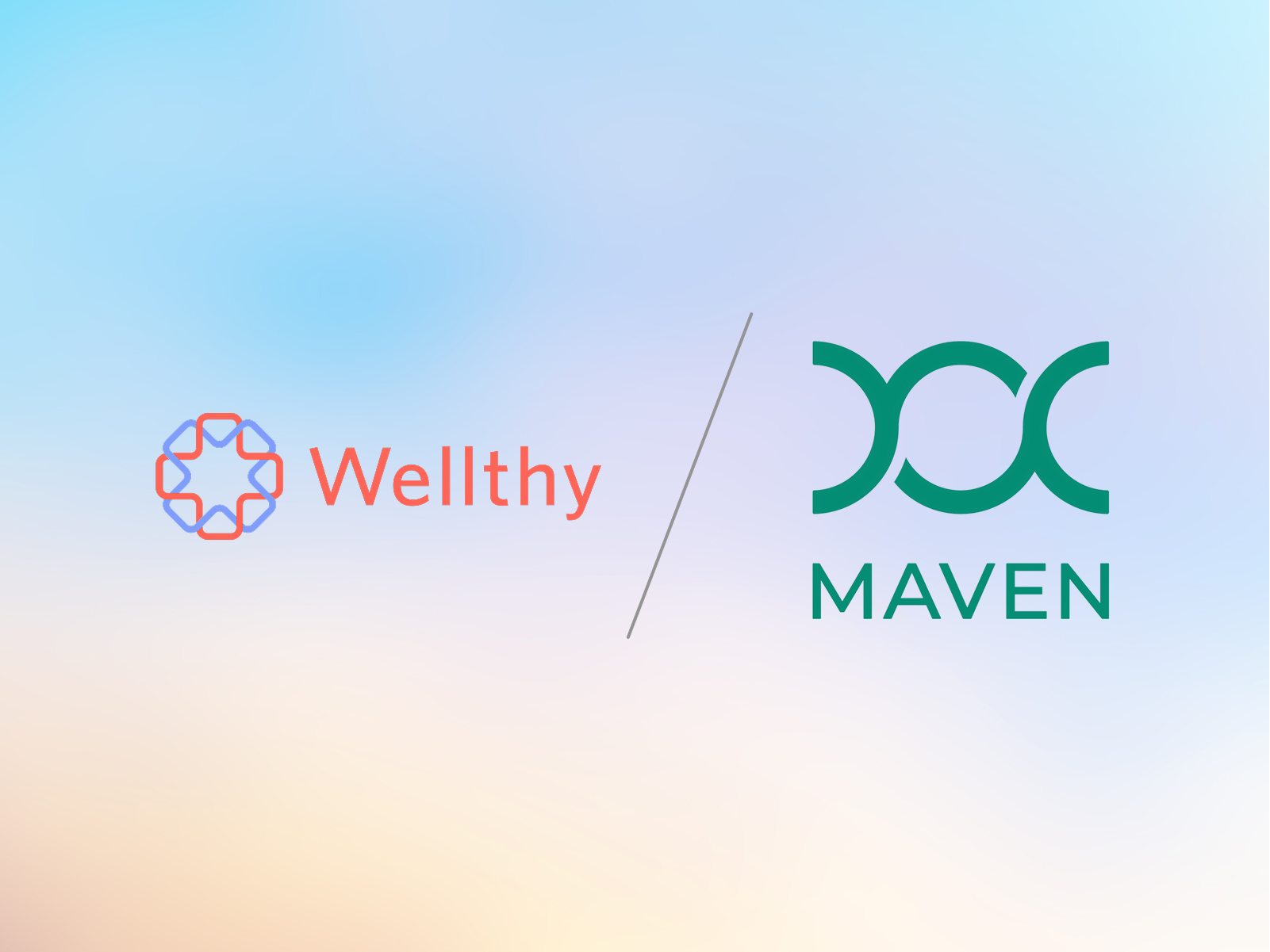 Maven and Wellthy logos