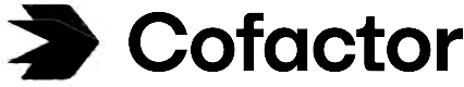 All black version of the CoFactor AI logo