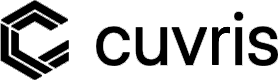 All black version of the Cuvris logo