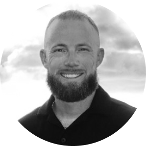 Black and white headshot of Chris Keene; business development representative for PGTM.