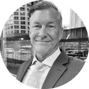 Black and white headshot of Brian Smith