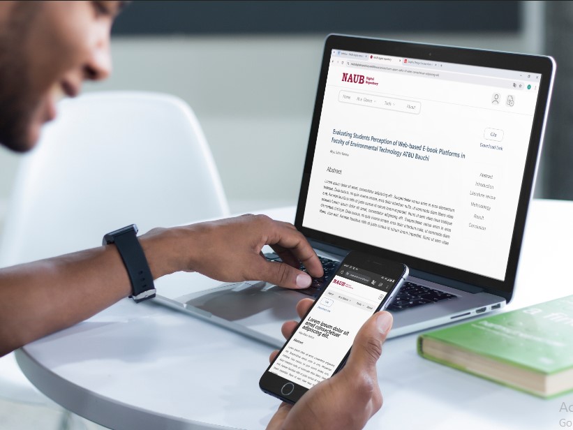 Happy student browsing online  research articles