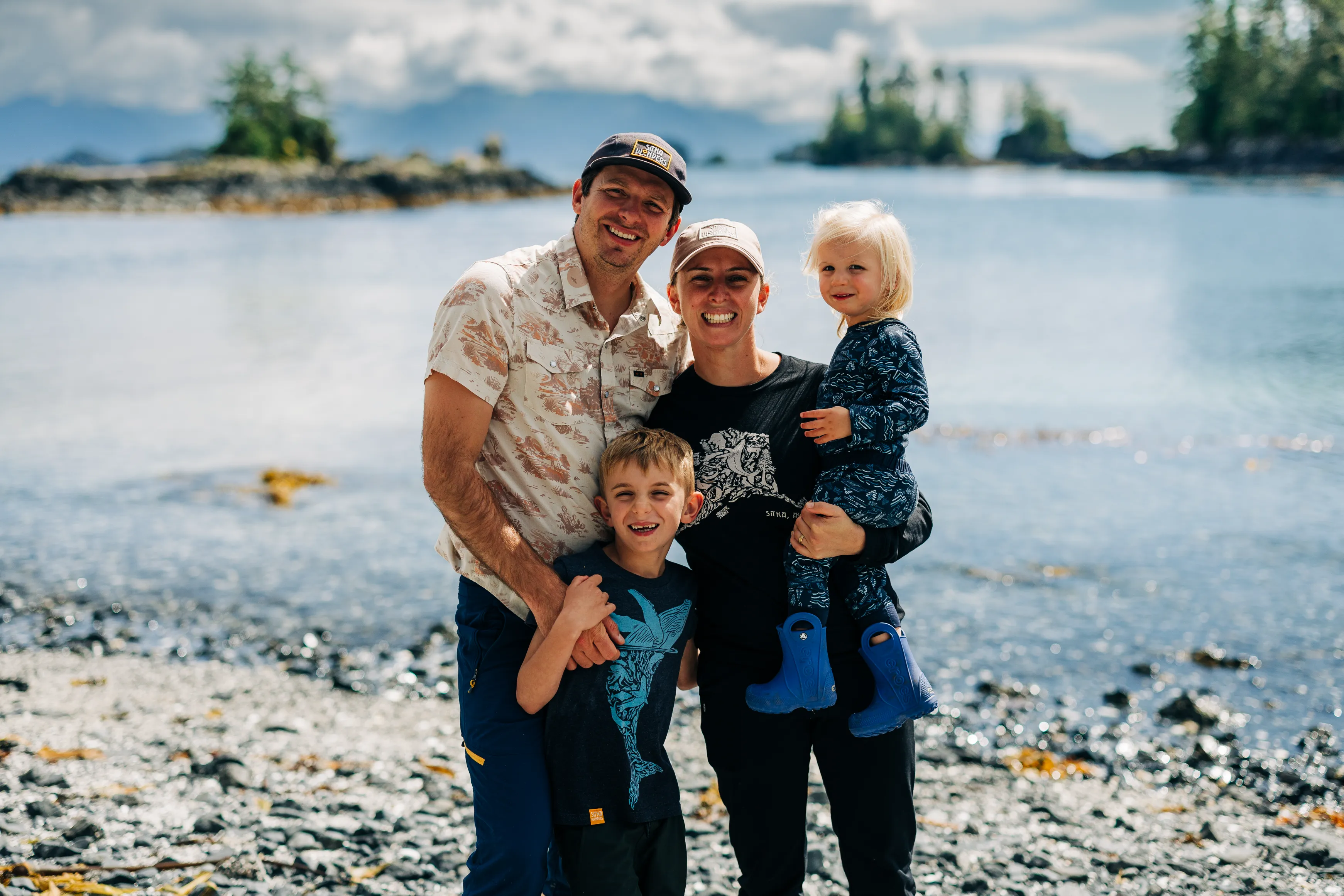 Sitka Wonders crew and boat at Crescent Harbor Sitka Alaska
