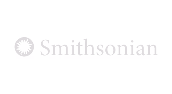 Smithsonian logo with stylized sunburst emblem and the word Smithsonian in gray.