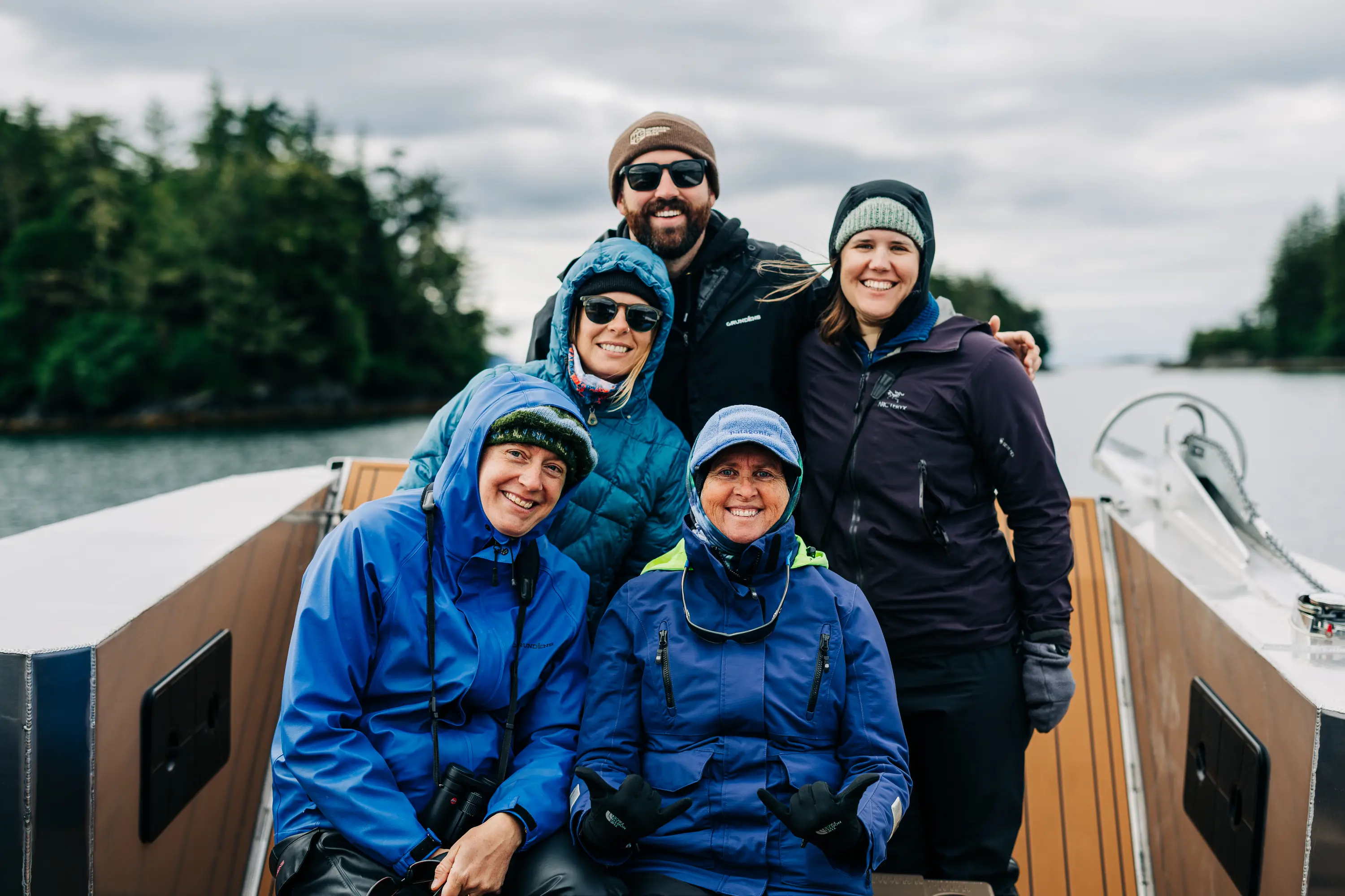 Sitka Wonders guests on the water