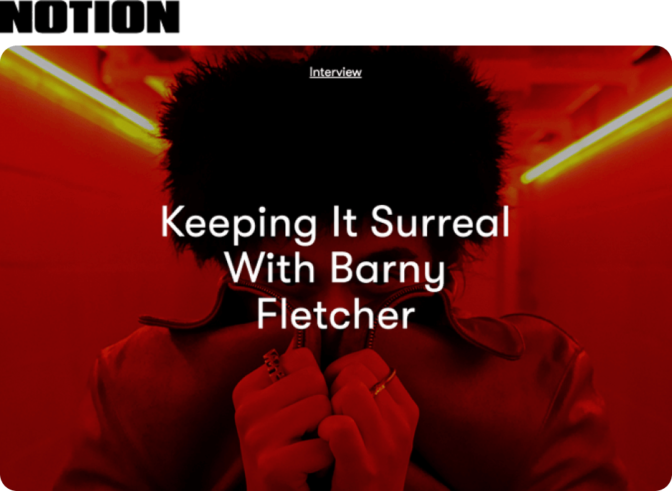 Press highlight gallery image for Barny Fletcher