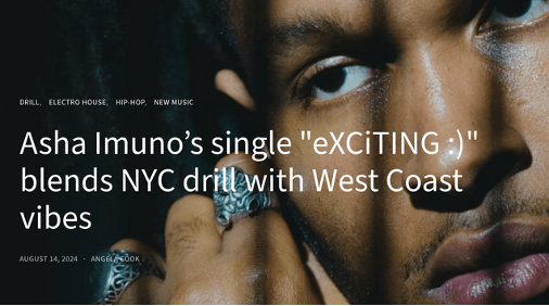 Press highlight gallery image for Asha Imuno