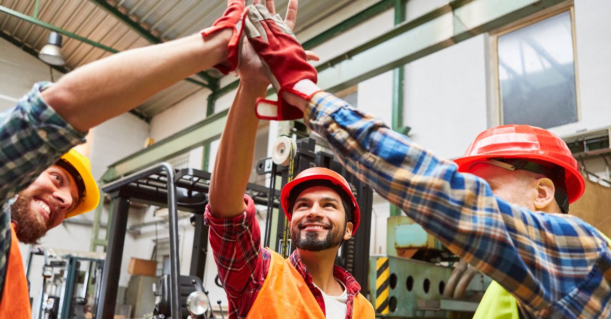 a warehouse employee's positive attitude