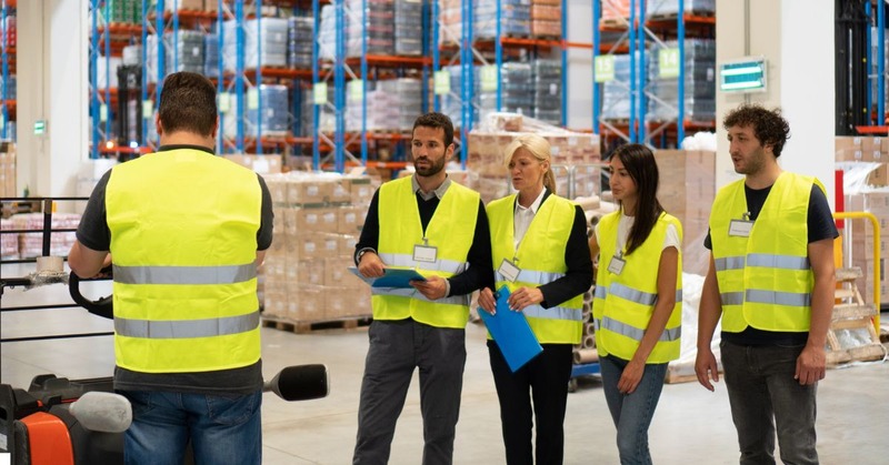 a warehouse worker trained the new worker's