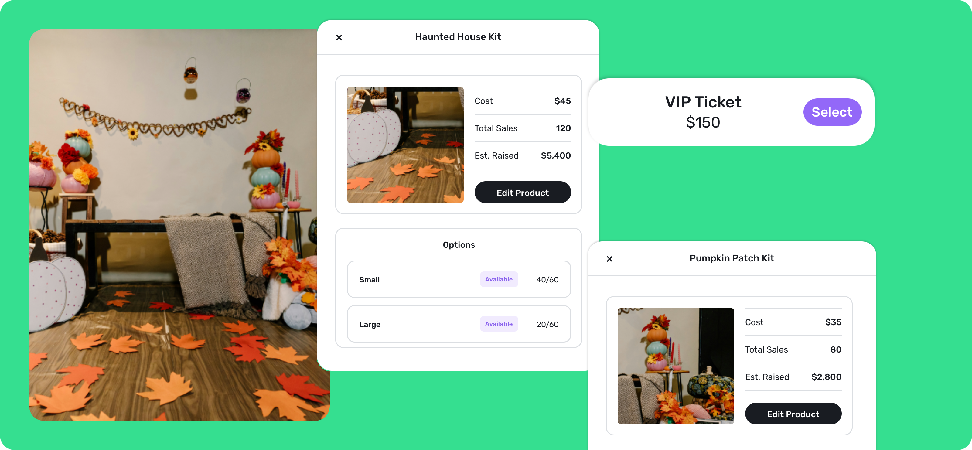Haunt-your-home decor kit halloween fundraising ideas
