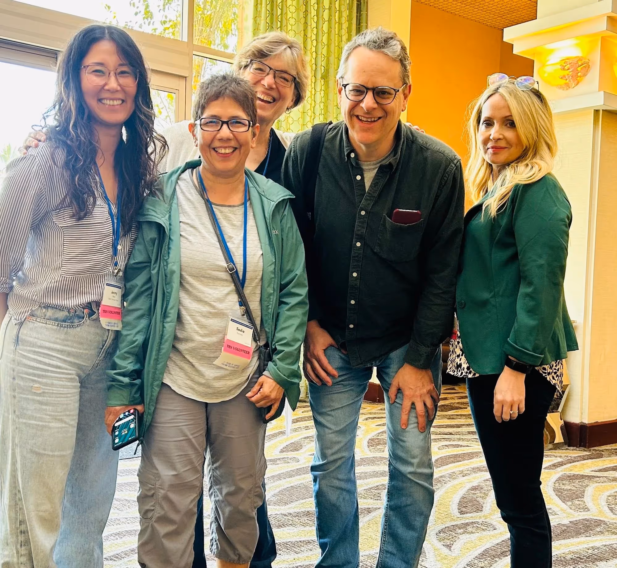 A picture of the team that worked for Humanitarian Assistance Program at the Anaheim Conference for EMDR 