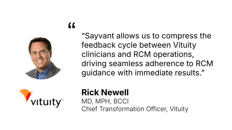 Sayvant Launches Real-Time RCM and CDI Integration for Enhanced Acute Care Charge Capture and Documentation Quality