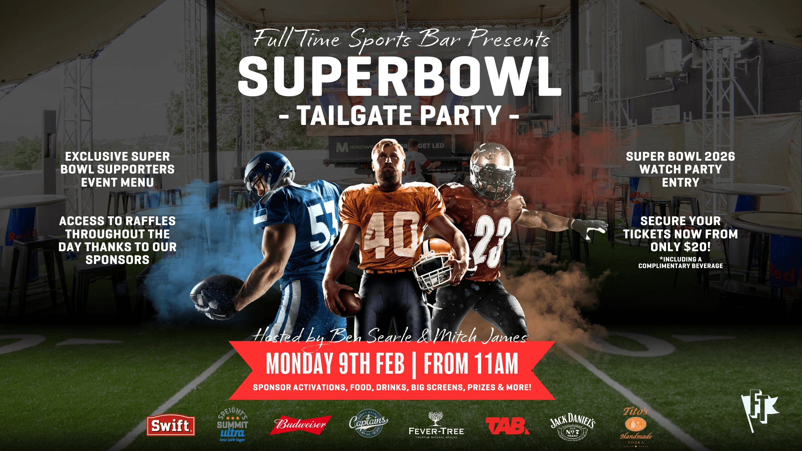 Superbowl Tailgate Party Poster