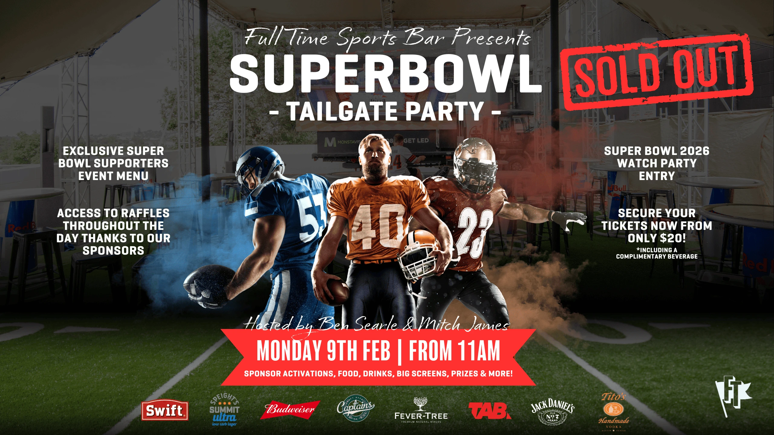 Superbowl Tailgate Party Poster (Sold Out)