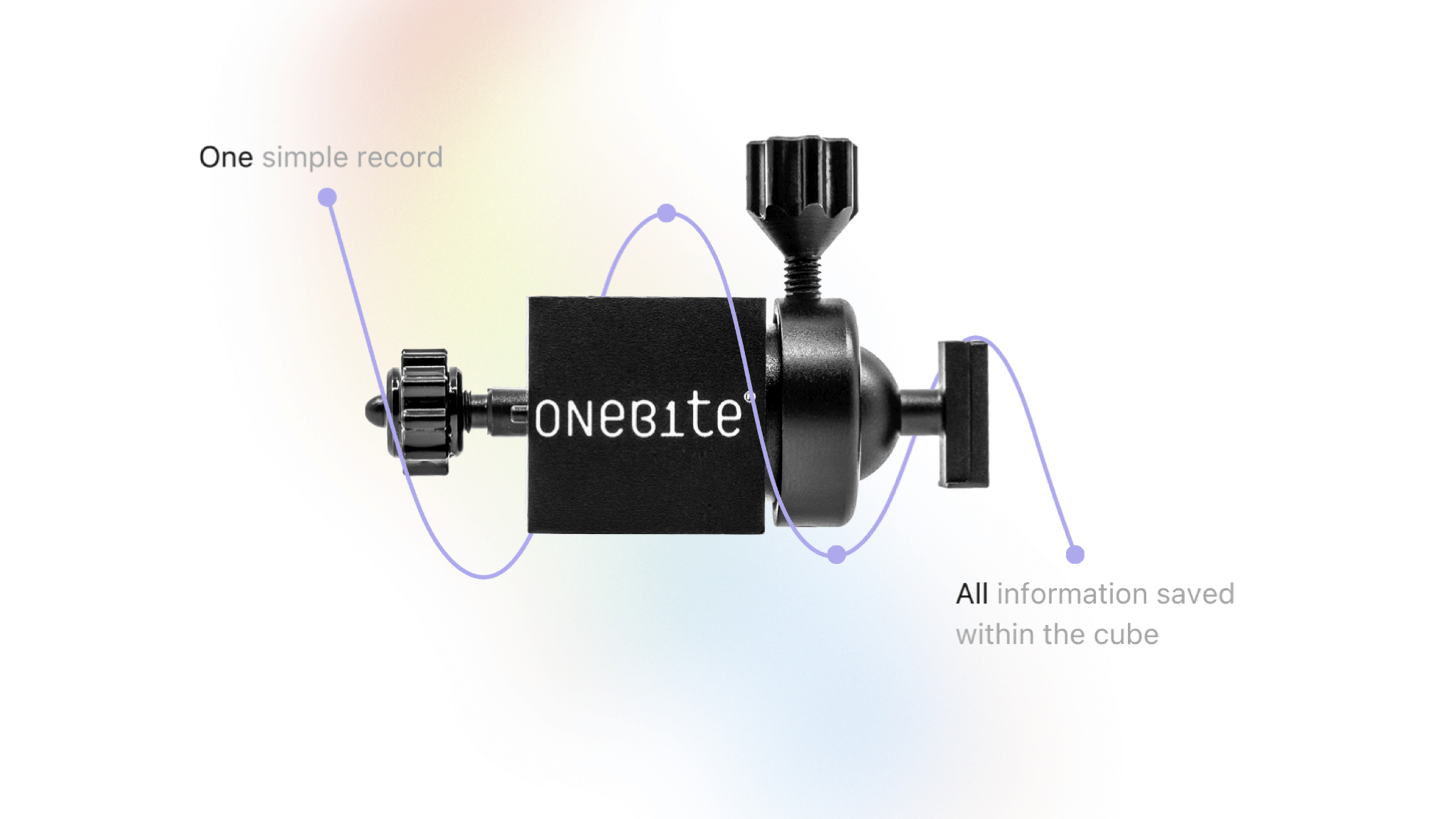 Eliminating Multiple Facebows
Only the OneBite cube is required when sending analog cases to the lab. The technician will have all the components needed to successfully articulate and process the case, eliminating the need to send an entire face bow.
