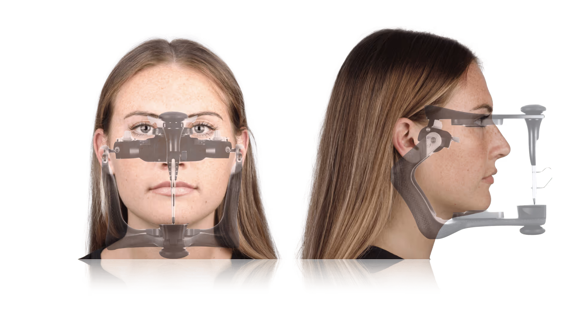 Product demonstration on a girl
