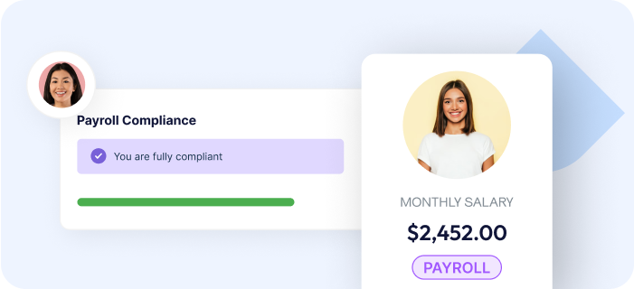 Get built-in 
payroll compliance
