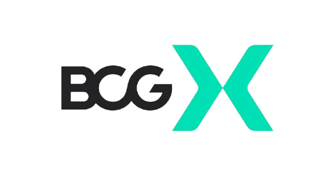 BCG X logo with black BCG letters and a teal stylized X.