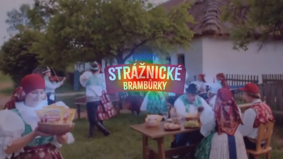 Heatmapy na kreativě Strážnických brambůrků