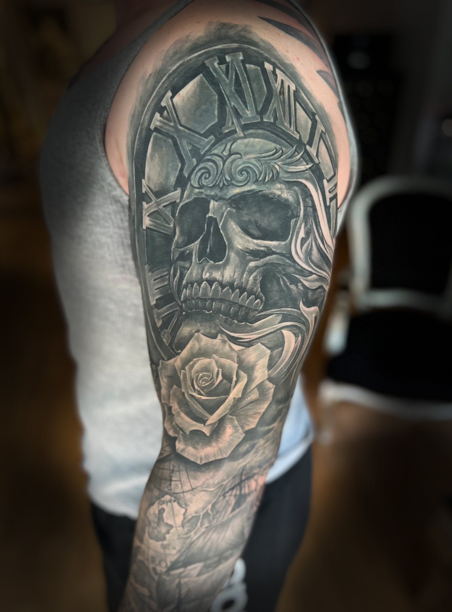 Realistic Cover-Up Tattoo München – alte Tattoos verschwinden mit realistischen Motiven.