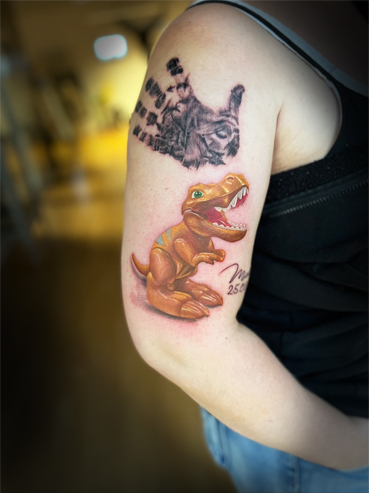 Anime Tattoo München – Japanische Anime Motive