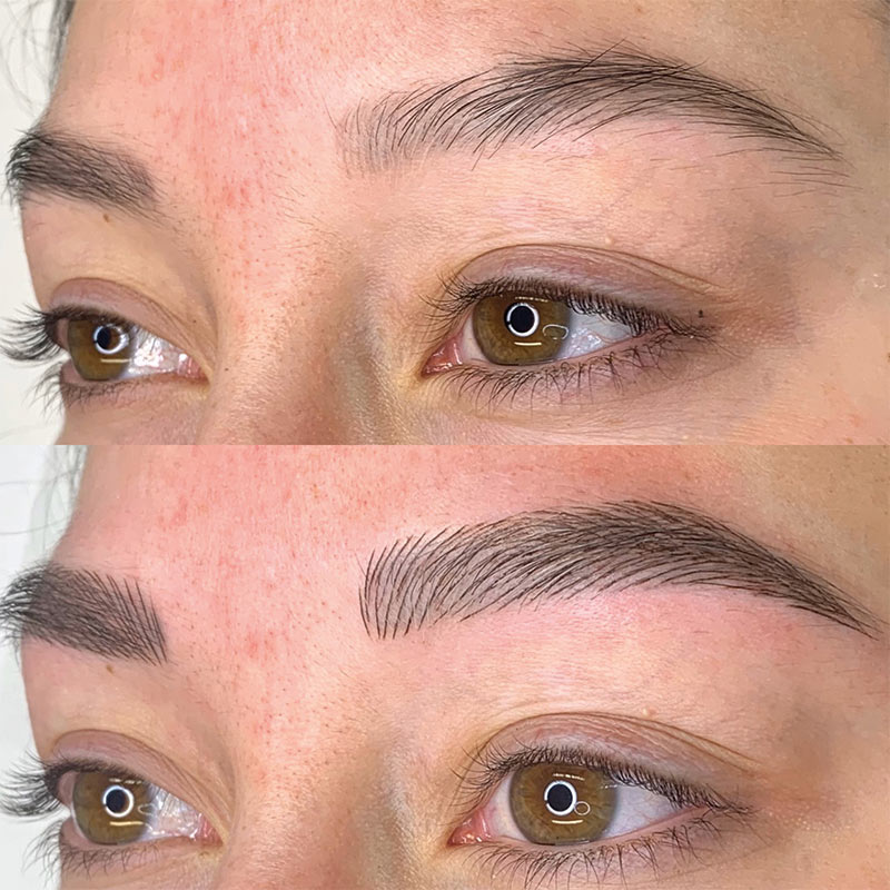 Microblading Korrektur in München – Ausbessern alter oder unsymmetrischer Brows.