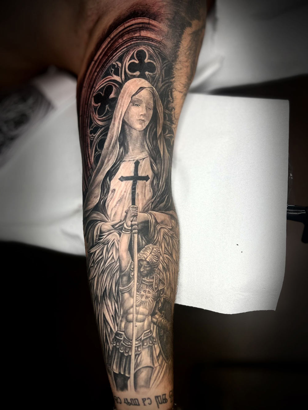 Ein realistisches Portrait-Tattoo mit feinsten Übergängen und Tiefe Abgeheilt