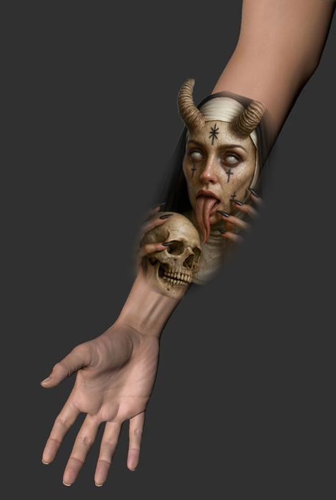 Tattoo Idee wird zum Kunstwerk – individuelle Gestaltung im Avantgarde Studio München.