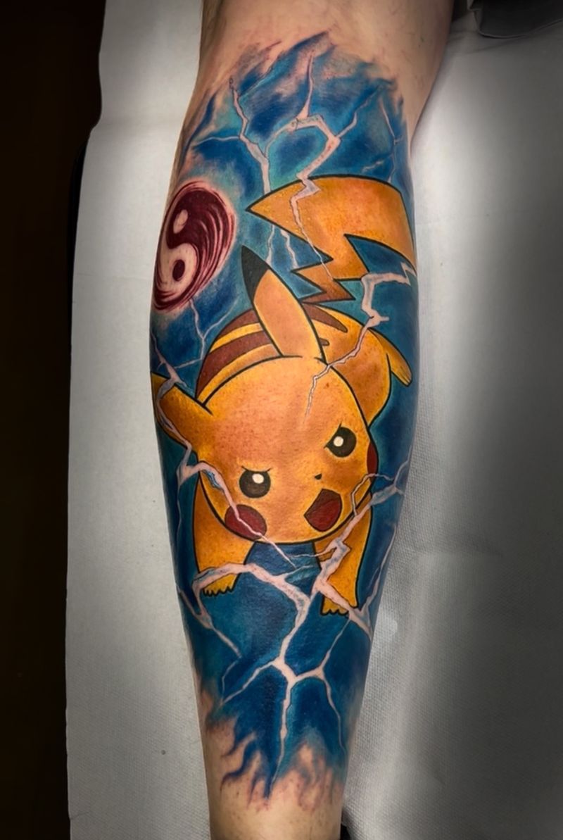 Anime Tattoo München – farbintensives Manga Design