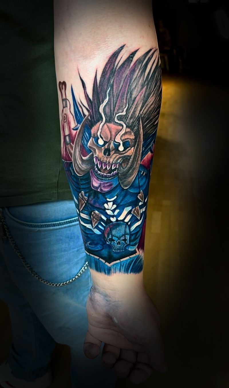 Anime Tattoo München – Realistic Anime Portrait