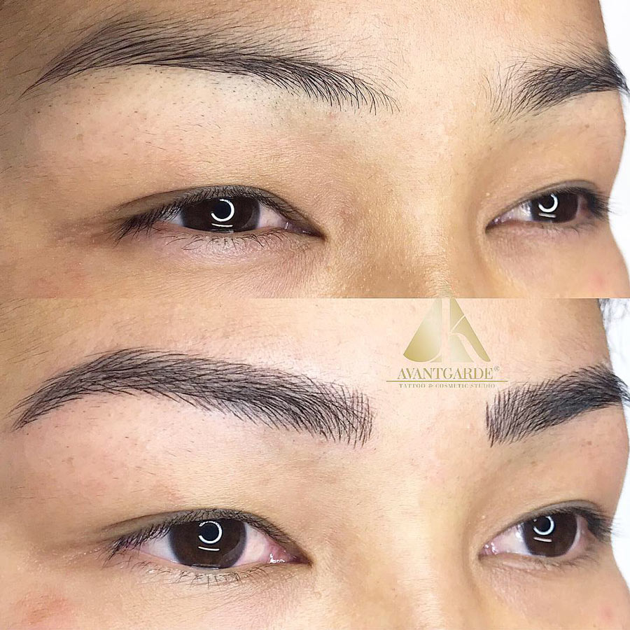 Microblading & Shading Technik für weiche Brauen in München