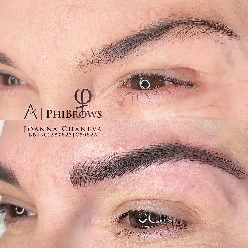 Microblading mit schatiterung München – sanfte Schattierung mit präziser Form