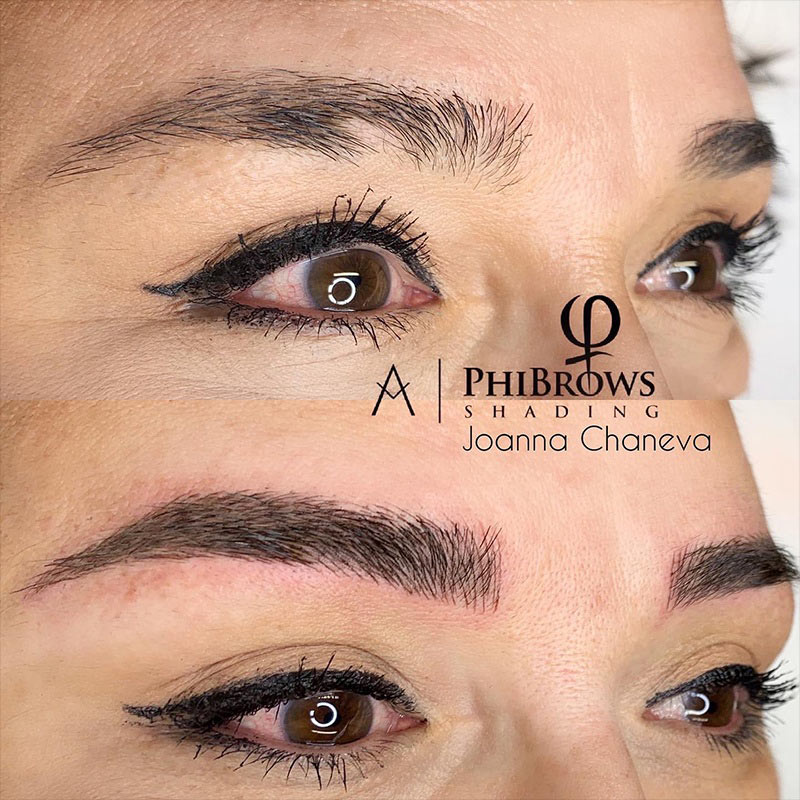 Vorzeichnung für Microblading München – präzise Formanpassung der Augenbrauen