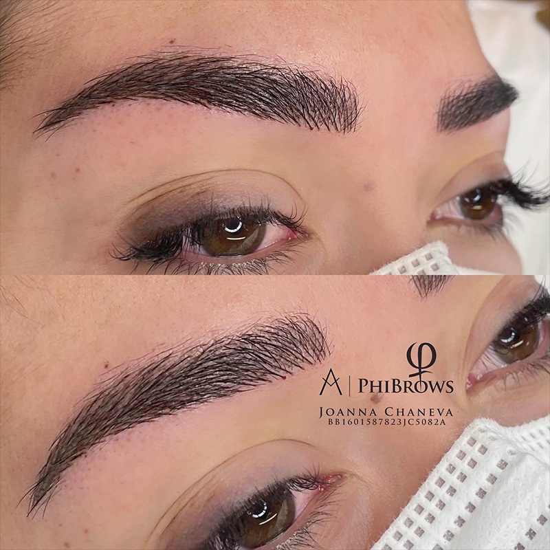 Microblading mit Powder-Effekt – Joanna Chaneva Artist München