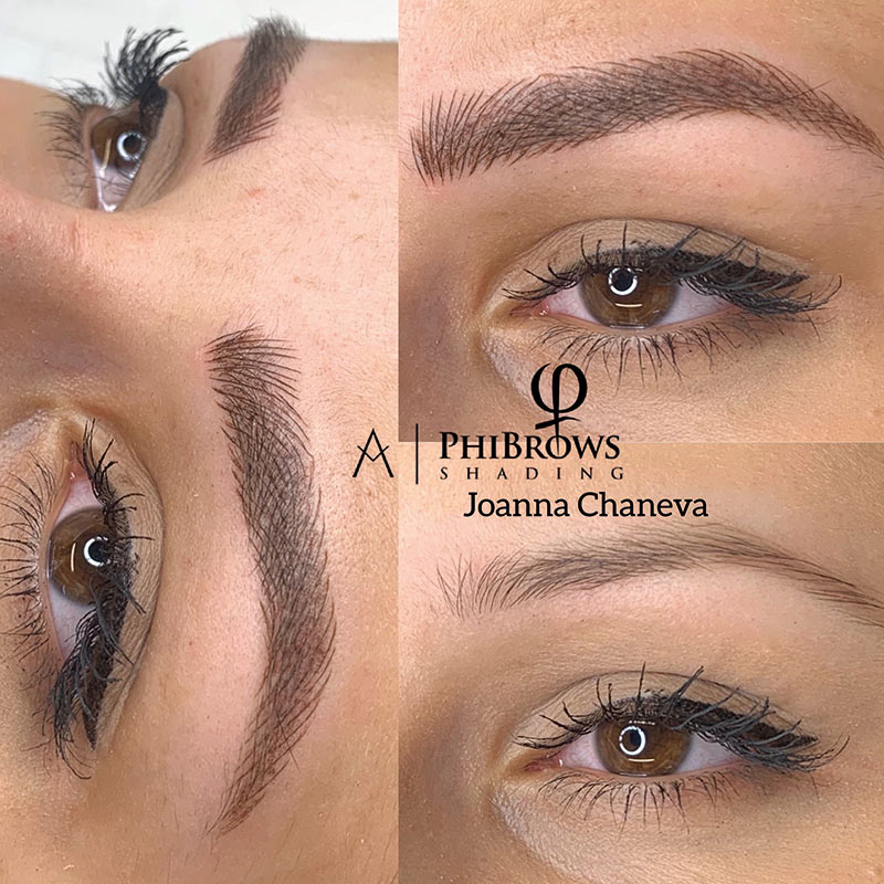 Microblading Shading Augenbrauen – weicher Look München
