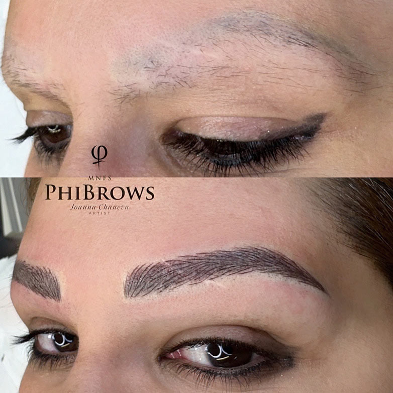 Lippen Permanent Make-up und Augenbrauen Entfernung