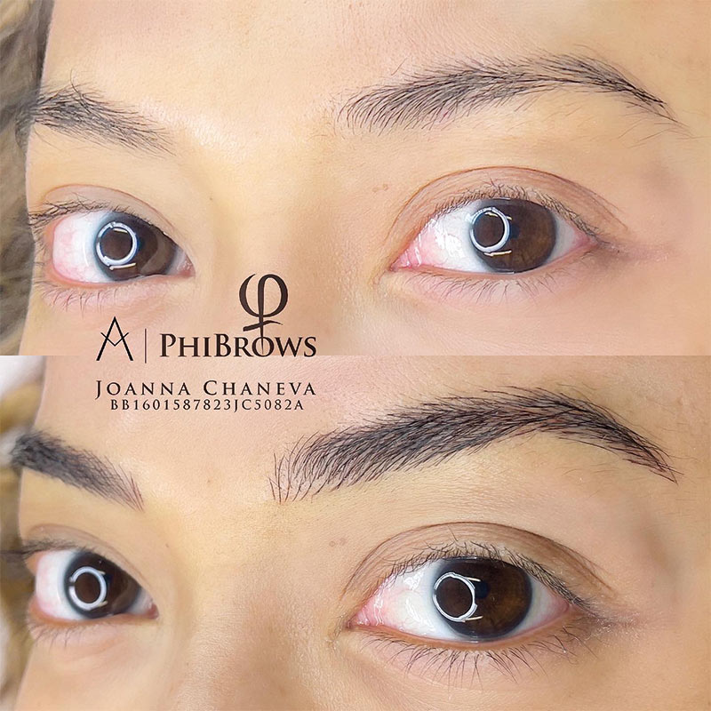PhiBrows Microblading Ergebnis in München