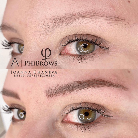 Microblading bei Joanna Chaneva München