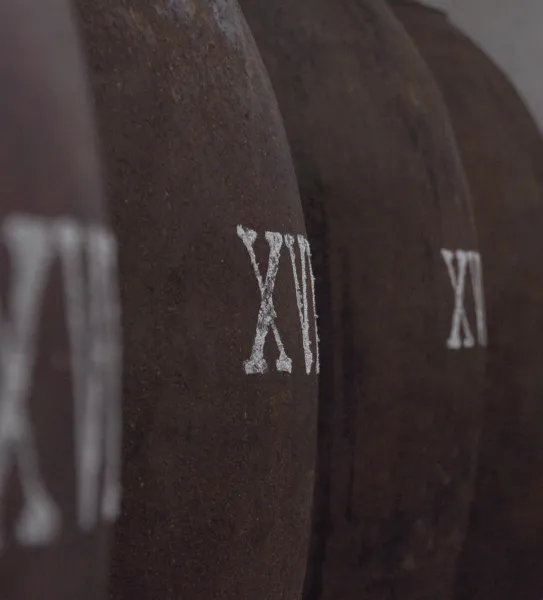 Image of XXVI Talha barrels close up.