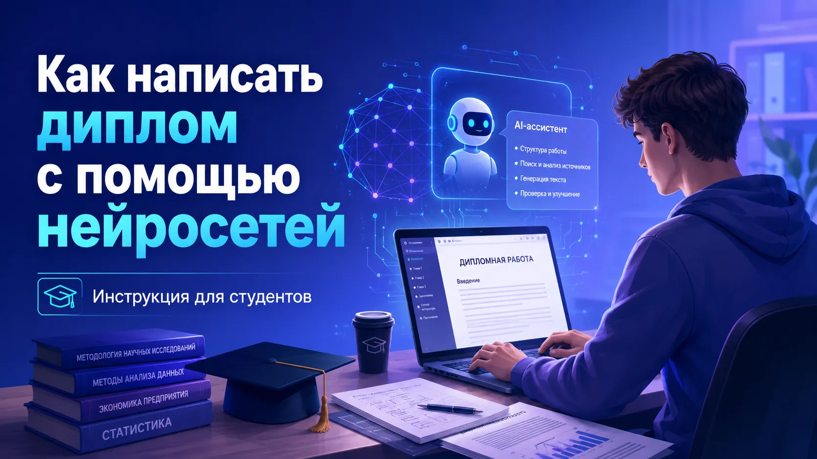 Как написать диплом с помощью нейросетей: инструкция для студентов