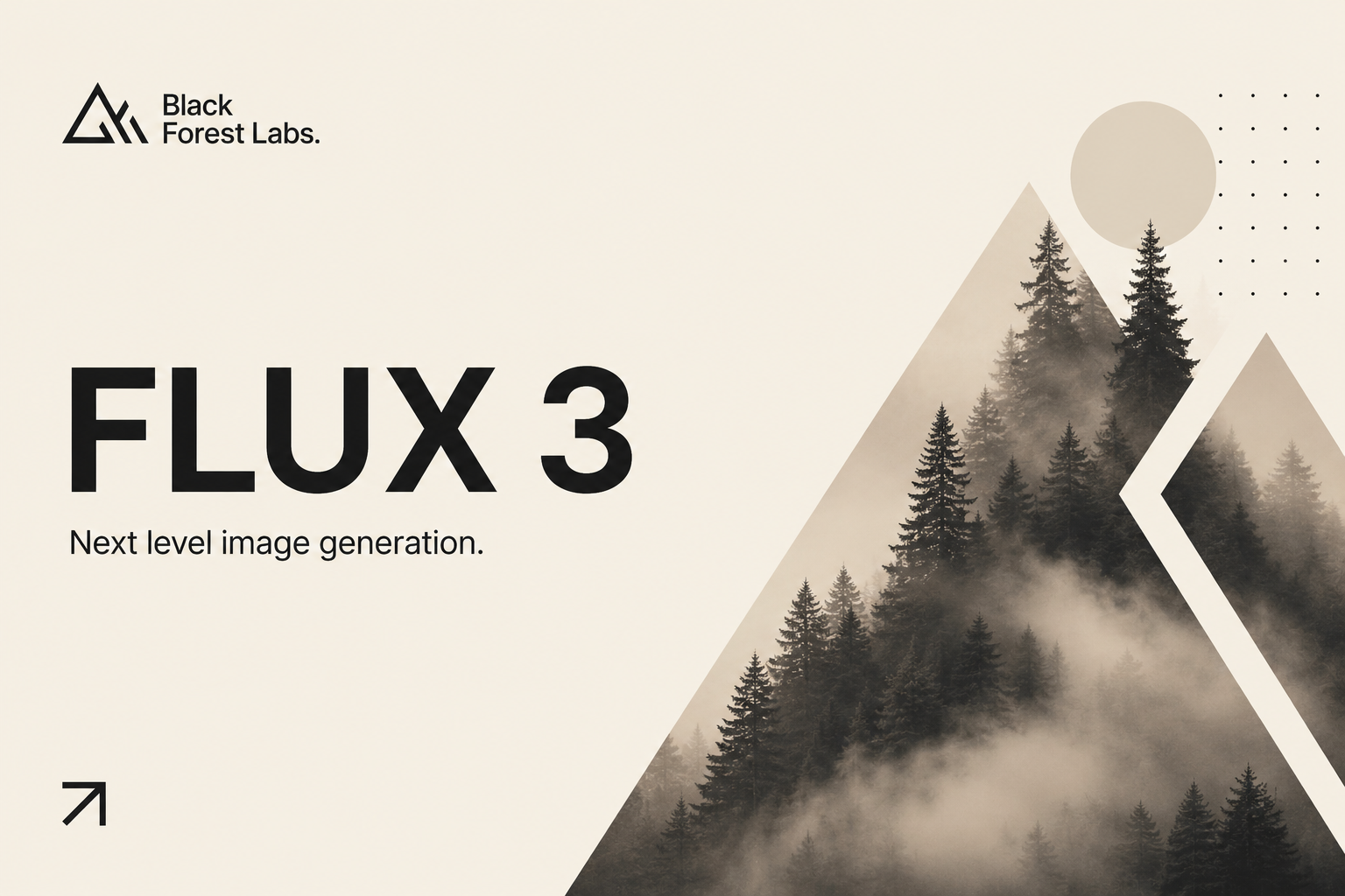 Обложка статьи о мультимодальной модели Flux 3 от Black Forest Labs