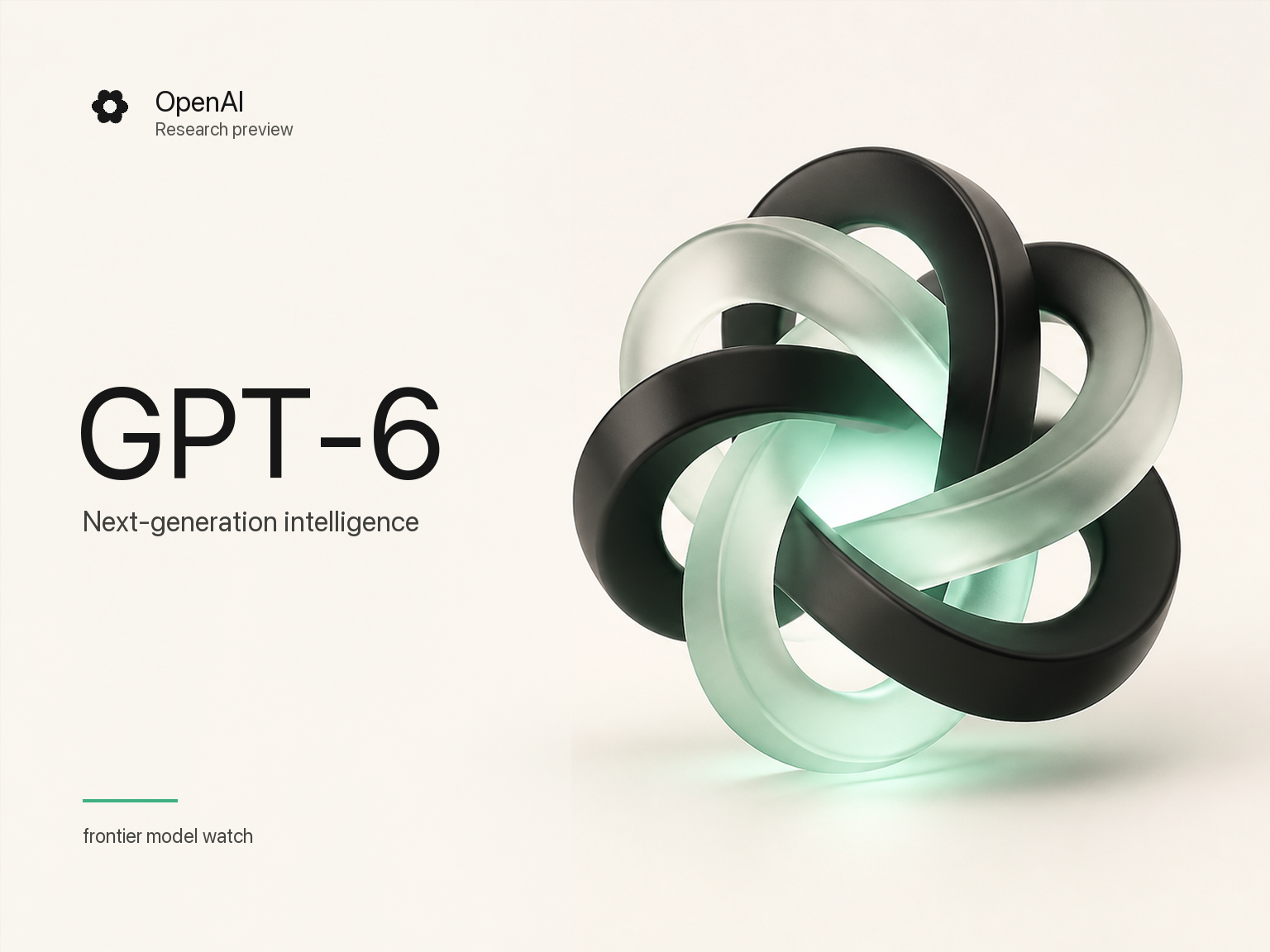 Обложка статьи о GPT-6 в стиле OpenAI