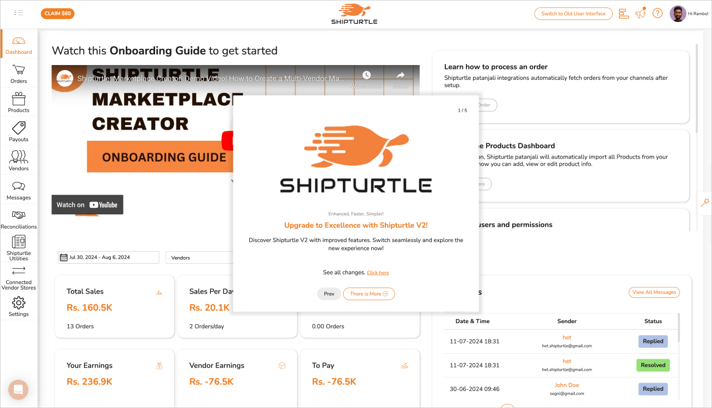 Shipturtle Home Shopify Multivendor Marketplace & Shipping App