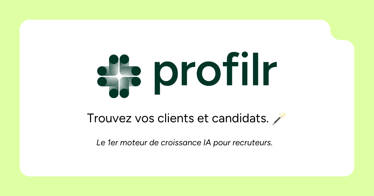 Profilr | Outil de sourcing IA pour recrutement et prospection automatisée
