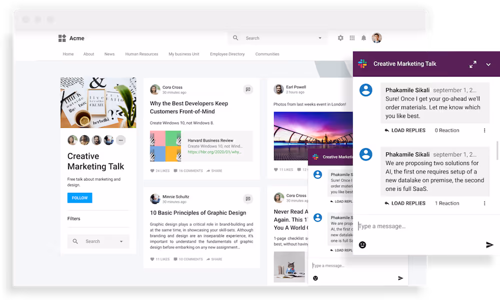 Slack Integration inside a Community - LumApps Slack Integration inside a Community - LumApps